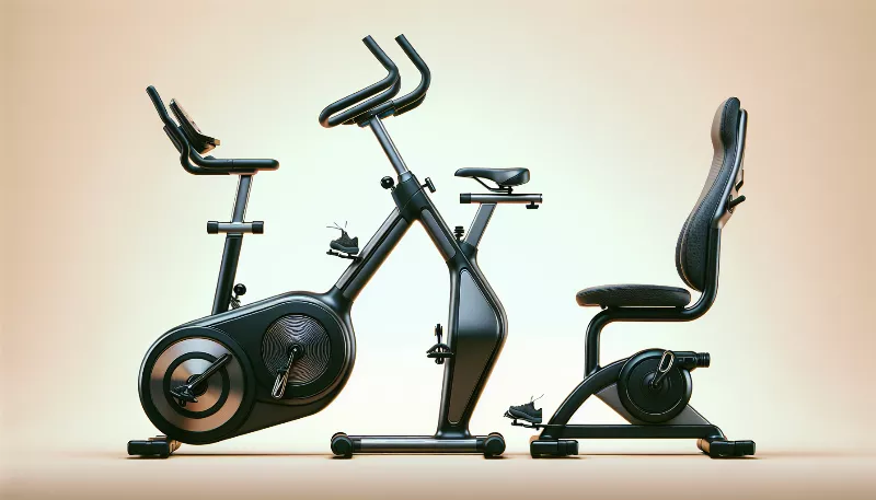 What's the difference between a spin bike, an upright bike, and a recumbent bike?